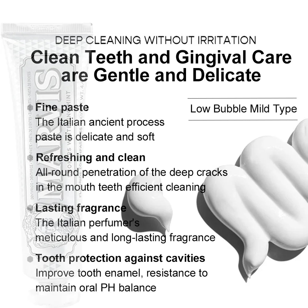 Dentifrice Marvis, Blanchiment Dentaire Naturelle