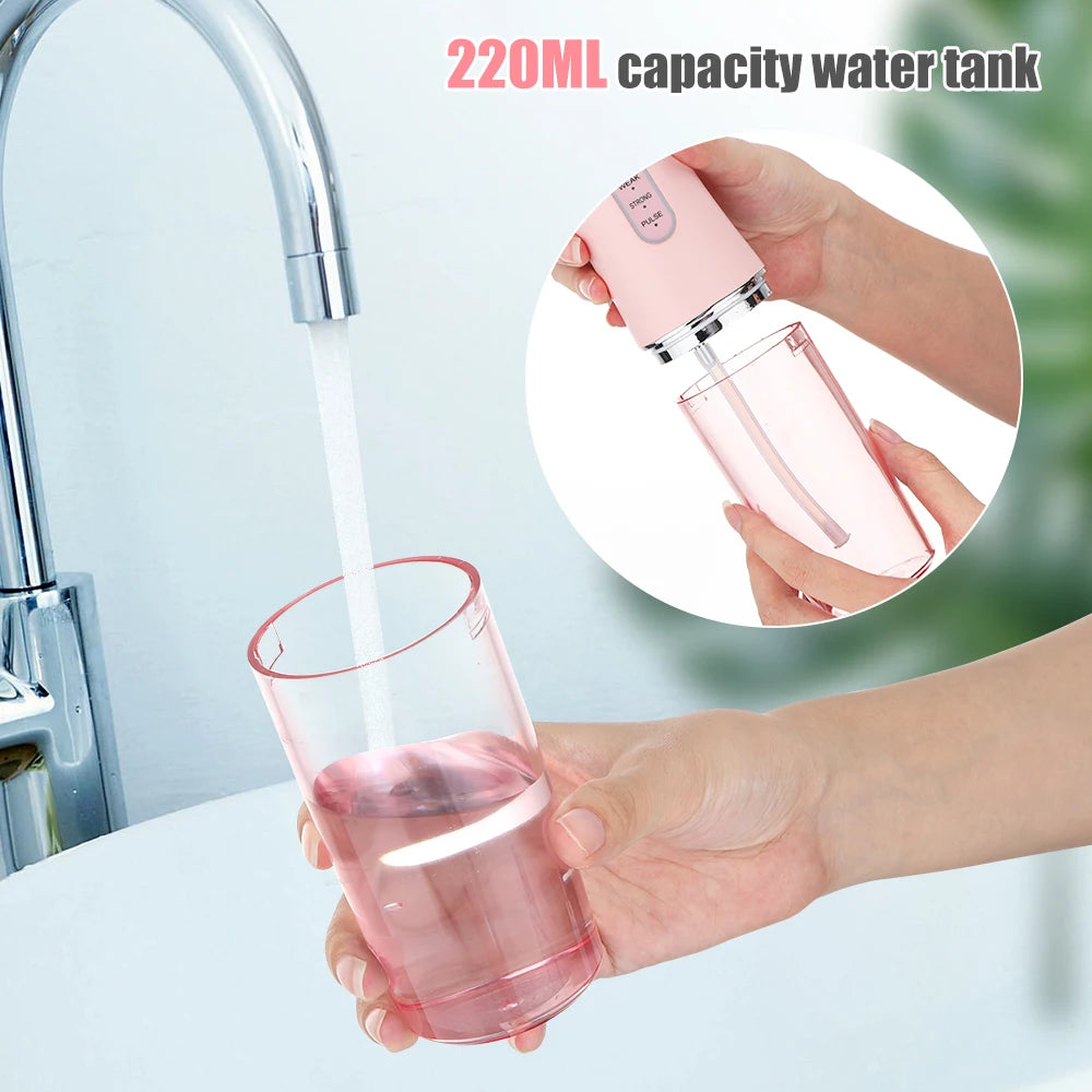 jets d'eau pour dentition, rechargeable, 3 modes et 4 jets