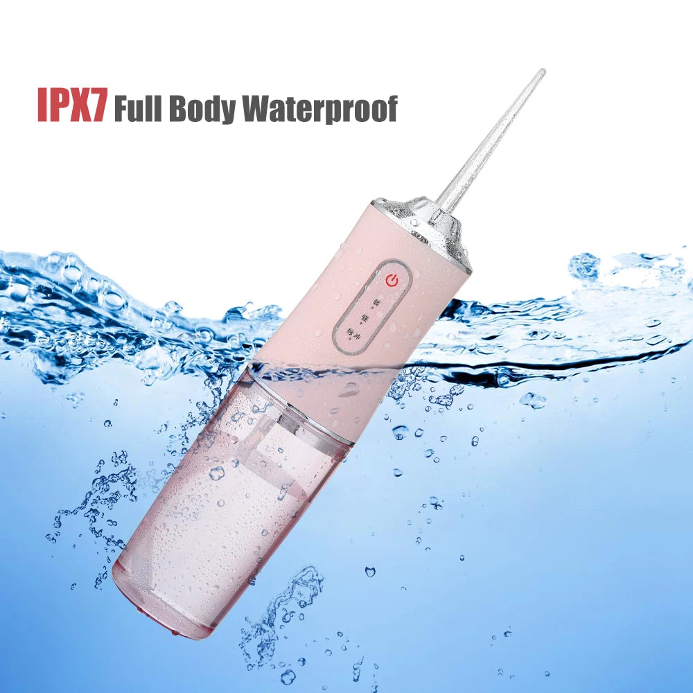 jets d'eau pour dentition, rechargeable, 3 modes et 4 jets